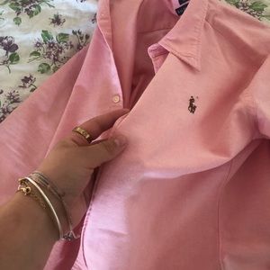 Ralph Lauren Slim-Fit Long-sleeve Oxford Shirt